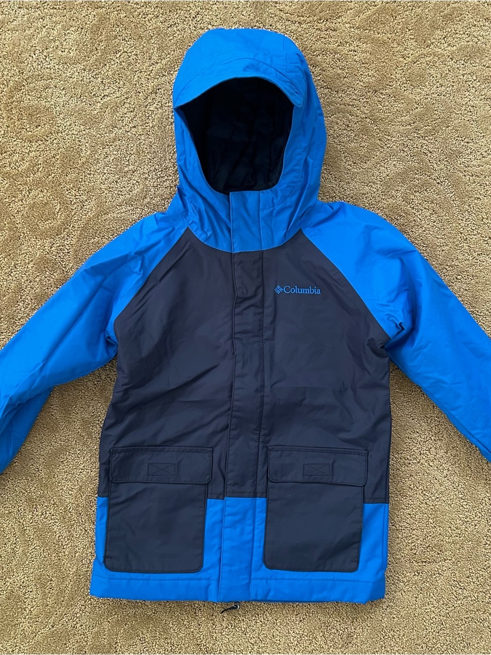 Columbia Kids Bright Blue Hooded Jacket